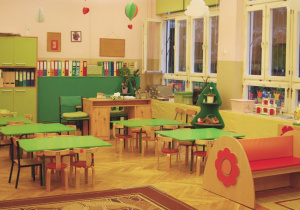 widok sali przedszkolnej
